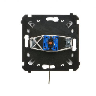 Simon 55 Łącznik na kluczyk roletowy pojedynczy jednobiegunowy 3 pozycyjny /I-0-II/ 2 styki N/O 5A Aluminium mat TWZK.01/143 KONTAKT (TWZK.01/143)