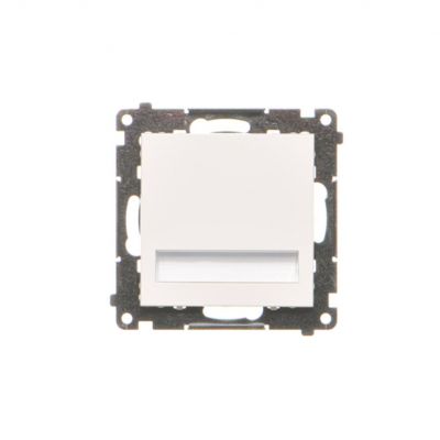 Simon 55 Oprawa oświetleniowa LED 230V (0,93 W) Barwa ciepła biała 3100K Biały mat TOS3K.01/111 KONTAKT (TOS3K.01/111)