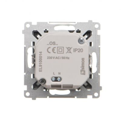 Simon 55 Oprawa oświetleniowa LED 230V (0,93 W) Barwa ciepła biała 3100K Grafitowy mat TOS3K.01/116 KONTAKT (TOS3K.01/116)