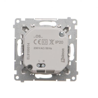 Simon 55 Oprawa oświetleniowa LED 230V (0,93 W) Barwa ciepła biała 3100K Aluminium mat TOS3K.01/143 KONTAKT (TOS3K.01/143)