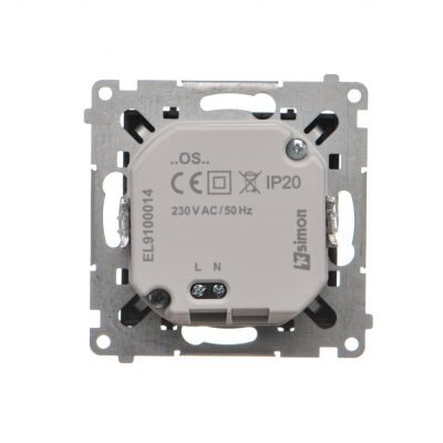 Simon 55 Oprawa oświetleniowa LED 230V (0,93 W) Barwa ciepła biała 3100K Czarny mat TOS3K.01/149 KONTAKT (TOS3K.01/149)