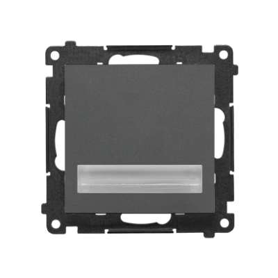 Simon 55 Oprawa oświetleniowa LED 230V (0,9 W) Barwa neutralna 4200K Grafitowy mat TOS4K.01/116 KONTAKT (TOS4K.01/116)