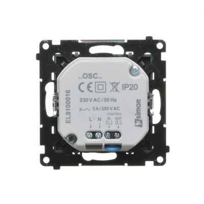 Simon 55 Oprawa oświetleniowa LED 230V z czujnikiem ruchu (1,23 W) Barwa ciepła biała 3100K Grafitowy mat TOSC3K.01/116 KONTAKT (TOSC3K.01/116)