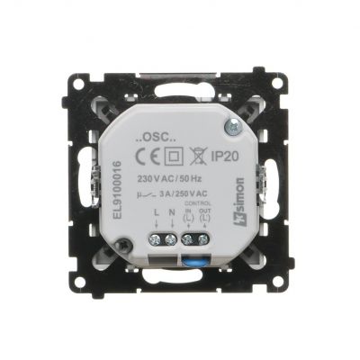 Simon 55 Oprawa oświetleniowa LED 230V z czujnikiem ruchu (1,23 W) Barwa ciepła biała 3100K Aluminium mat TOSC3K.01/143 KONTAKT (TOSC3K.01/143)
