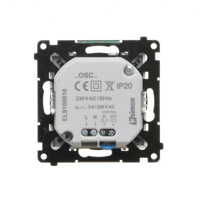 Simon 55 Oprawa oświetleniowa LED 230V z czujnikiem ruchu (1,2 W) Barwa neutralna 4200K Aluminium mat TOSC4K.01/143 KONTAKT (TOSC4K.01/143)