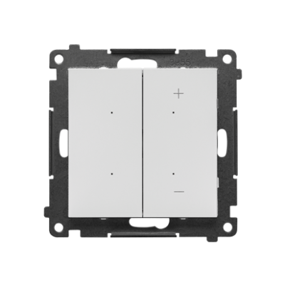 Simon 55 Ściemniacz do LED ściemnialnych klawiszowy Jasnoszary mat TESL1.01/114 KONTAKT (TESL1.01/114)