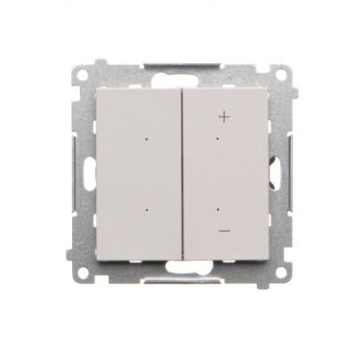 Simon 55 Ściemniacz do LED ściemnialnych klawiszowy Jasnoszary mat TESL1.01/114 KONTAKT (TESL1.01/114)