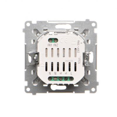 Simon 55 Ściemniacz do LED ściemnialnych klawiszowy Jasnoszary mat TESL1.01/114 KONTAKT (TESL1.01/114)