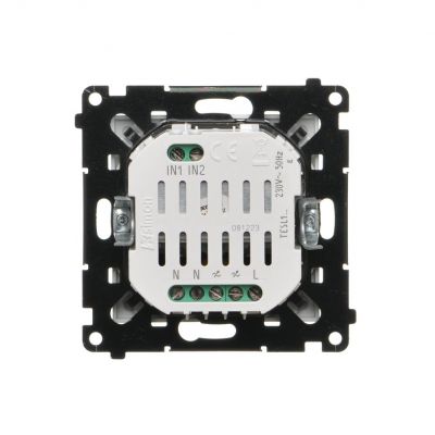 Simon 55 Ściemniacz do LED ściemnialnych klawiszowy Aluminium mat TESL1.01/143 KONTAKT (TESL1.01/143)