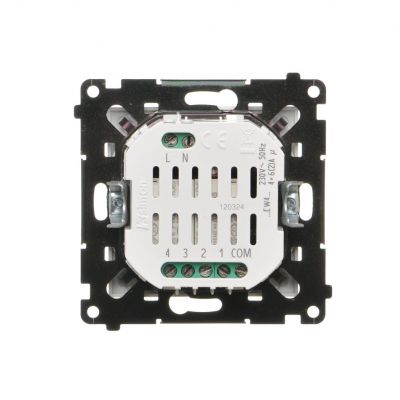 Simon 55 Łącznik/Przycisk zwierny 4-krotny elektroniczny Biały mat TEW4.01/111 KONTAKT (TEW4.01/111)