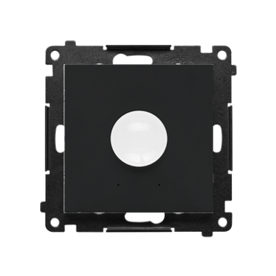 Simon 55 Elektroniczny łącznik hotelowy z podświetleniem LED Czarny mat TEWH1.01/149 TECR1.01/149 KONTAKT (TECR1.01/149)