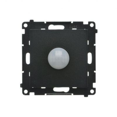 Simon 55 Elektroniczny łącznik hotelowy z podświetleniem LED Czarny mat TEWH1.01/149 TECR1.01/149 KONTAKT (TECR1.01/149)