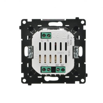 Simon 55 Elektroniczny łącznik hotelowy z podświetleniem LED Czarny mat TEWH1.01/149 TECR1.01/149 KONTAKT (TECR1.01/149)