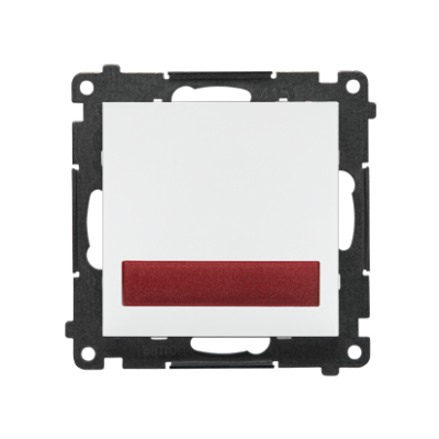 Simon 55 Sygnalizator świetlny LED – światło czerwone 230V Biały mat TESS2.01/111 KONTAKT (TESS2.01/111)