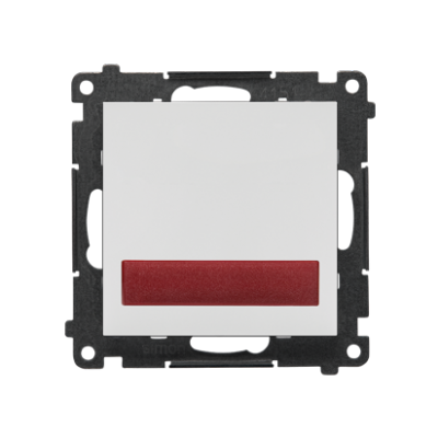 Simon 55 Sygnalizator świetlny LED – światło czerwone 230V Jasnoszary mat TESS2.01/114 KONTAKT (TESS2.01/114)