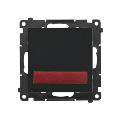 Simon 55 Sygnalizator świetlny LED – światło czerwone 230V Czarny mat TESS2.01/149 KONTAKT (TESS2.01/149)