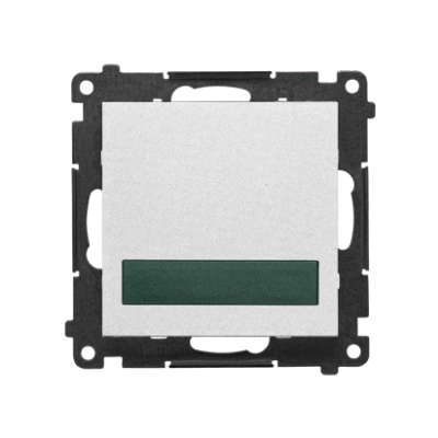 Simon 55 Sygnalizator świetlny LED – światło zielone 230V Biały mat TESS3.01/111 KONTAKT (TESS3.01/111)