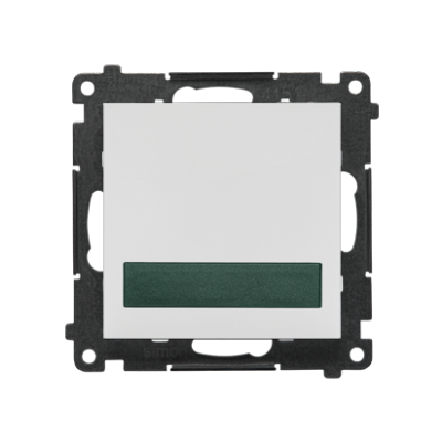 Simon 55 Sygnalizator świetlny LED – światło zielone 230V Jasnoszary mat TESS3.01/114 KONTAKT (TESS3.01/114)