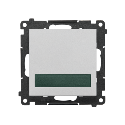 Simon 55 Sygnalizator świetlny LED – światło zielone 230V Aluminium mat TESS3.01/143 KONTAKT (TESS3.01/143)