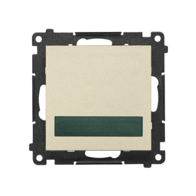 Simon 55 Sygnalizator świetlny LED – światło zielone 230V Szampański mat TESS3.01/144 KONTAKT (TESS3.01/144)