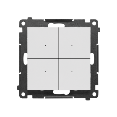 Simon 55 CONTROL B – Nadajnik bateryjny Wi-Fi Jasnoszary mat TENB1W.01/114 KONTAKT (TENB1W.01/114)