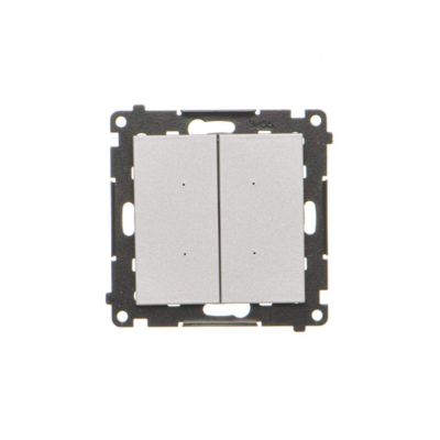 SIMON 55 WMDL-TEW2-143 Łącznik elektroniczny podwójny z funcją przycisku lub łącznika czasowego, 2x1 TEW2.01/143 KONTAKT (TEW2.01/143)