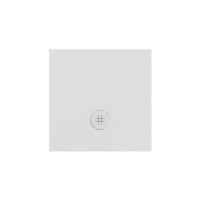 Simon 55 Klawisz pojedynczy z oczkiem z piktogramem krzyżowym do: SW7M Jasnoszary mat TKW7L/114 KONTAKT (TKW7L/114)