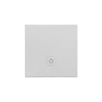 Simon 55 Klawisz pojedynczy z oczkiem z piktogramem /światło/ do: SP1M Aluminium mat TKWS1L/143 KONTAKT (TKWS1L/143)
