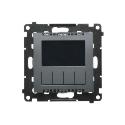 Simon 55 Termostat programowalny z wyświetlaczem Grafitowy mat TETD1A.01/116 KONTAKT (TETD1A.01/116)