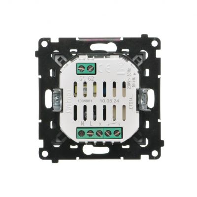 Simon 55 Termostat programowalny z wyświetlaczem Grafitowy mat TETD1A.01/116 KONTAKT (TETD1A.01/116)