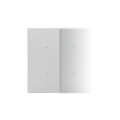 Simon 55 Klawisz połówkowy bez piktogramu do produktów elektronicznych Aluminium mat TKE20/143 KONTAKT (TKE20/143)