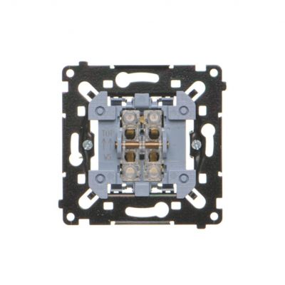 SIMON 55 Łącznik świecznikowy szybkozłącza czarna rama montażowa KONTAKT (SW5MR)