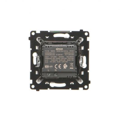 SIMON 55 Ładowarka typ USB C+A 30W 230V aluminium mat TEC2CAQ.01/143 KONTAKT (TEC2CAQ.01/143)