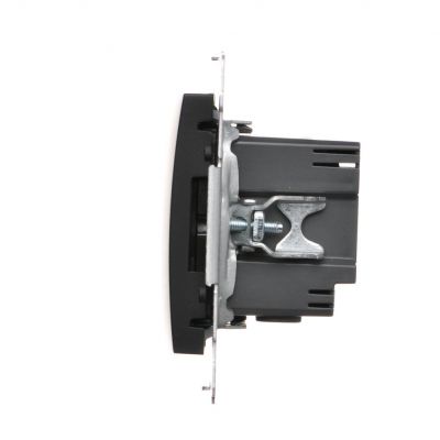 SIMON 54 Ładowarka USB C+A 30W 230V czarny mat DEC2CAQ.01/49 (DEC2CAQ.01/49)