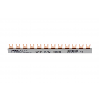 Szyna prądowa 1F,12,10 mm2 E.4110/12SZ PAWBOL (E.4110/12SZ)