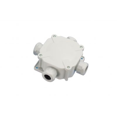 Puszka natynkowa hermetyczna PH PG16 75x75x33 5x4mm2 IP67 szara A.0035 PAWBOL (A.0035)