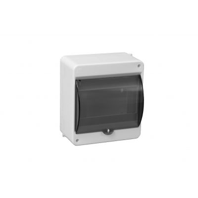 Rozdzielnica modułowa 1x6 natynkowa z szybką dymną N+PE IP30 S-6 C.2031 PAWBOL (C.2031)