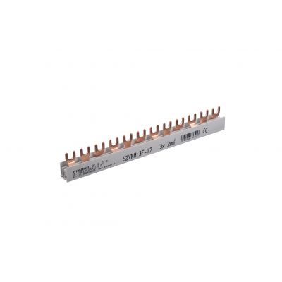 Szyna prądowa trójtorowa S-12 3F, 63A 12 mm2 PAWBOL (E.4037A)