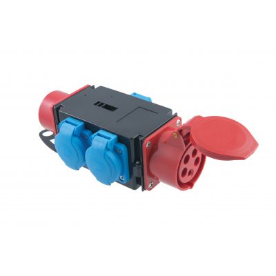 Rozdzielnica budowlana R-BOX MINI 1x16A5p/1x16A5p;3x250V biały MINI-3 PAWBOL (B.MINI-3)