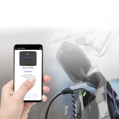 Simon SM34 Residential kabel T2 5m 22 kW trójfazowa + Bluetooth KONTAKT (0651022-000)