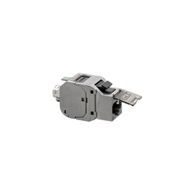 Wkład gniazda komputerowego RJ45 kat. 6A FTP/STP (ekranowany) z przesłoną przeciwkurzową FBRJ456AEKR KONTAKT (FBRJ456AEKR)