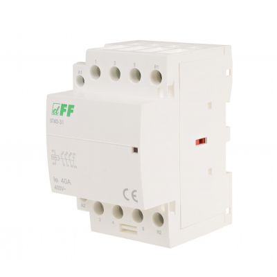 Stycznik modułowy montaż na szynie styki 3Z+1R 40A ST40-31 F&F (ST40-31)