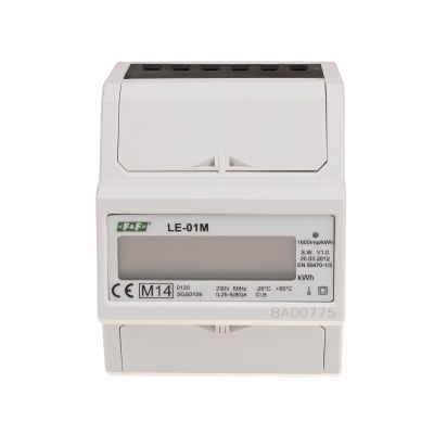 Licznik energii elektrycznej MODBUS RS-485 - jednofazowy ; MID LE-01M F&F (LE-01M)