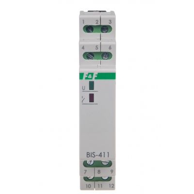 Przekaźnik bistabilny 230V 2Z BIS-411 2Z montaż na szynie DIN BIS-411-2Z F&F (BIS-411-2Z)