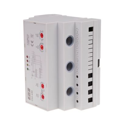Ogranicznik poboru mocy trójfazowy pomiar bezpośredni do 50kW montaż na szynie DIN OM-630 F&F (OM-630)
