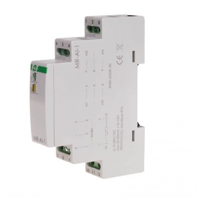 Moduł rozszerzeń WEJŚĆ analogowych z wyjściem MODBUS RTU 1 moduł MAX-MR-AI-1 F&F (MAX-MR-AI-1)