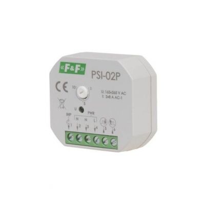 Przetwornik sygnału z regulacją długości impulsu do puszki podtynkowej F&F (PSI-02P)
