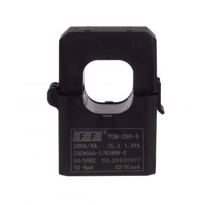 Miniaturowy przekładnik prądowy z otwieranym rdzeniem 250-5A F&F (TOM-250-5)