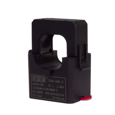 Miniaturowy przekładnik prądowy z otwieranym rdzeniem 400-5A F&F (TOM-400-5)