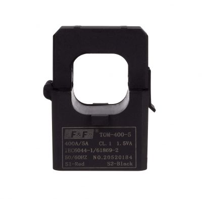 Miniaturowy przekładnik prądowy z otwieranym rdzeniem 400-5A F&F (TOM-400-5)